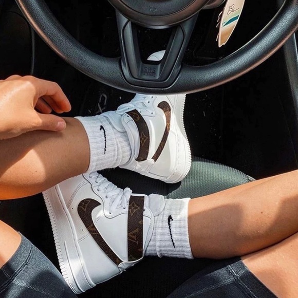 ONEtwelves Classic Brown HIGH Custom AF1 Size 7 - Picture 2 of 9